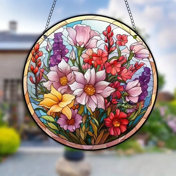 Other - Multi-Color Flower Suncatcher